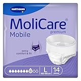 MoliCare premium Mobile 8 Tropfen Größe L, Inkontinenzhosen für Frauen und Männer mit...