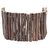 Homoyoyo Hamster Holz Zaun aus Apfelholz Kleines Kleintier gehege Robustes Leichtes Nager...