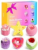 Badebomben Geschenkset, Vivlot 6Pcs Badekugeln in hochwertiger Geschenkbox, Geschenke für...