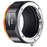 K&F Concept M17105 PK-NEX Hochpräziser Adapterring Objektivadapter für Pentax...