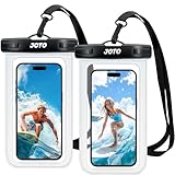 JOTO 2 Stück wasserdichte Handyhülle IPX8 Unterwasser Wasserfest Handytasche...