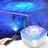 Sternenhimmel Projektor, LED Nachtlicht 3D Galaxy Sternenprojektor Lampe mit...