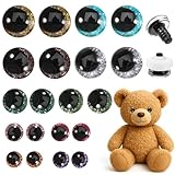 20 Stück Glitzer Augen für Häkeltiere 12-20mm Bunt Sicherheitsaugen für...