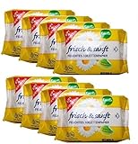 Gut & Günstig 8 Pack (560 Blatt) feuchtes Toilettenpapier 8er Pack Kamille