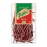 TAJIN Chili de Arbol – Ganze Getrocknete Chilischoten | Scharfer, Rauchiger Geschmack...