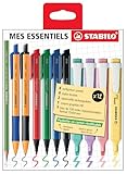 Stifte-Set - STABILO Starterpack - 12er Pack - Kugelschreiber, Filzschreiber,...