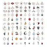 Comius Sharp 100 Stück Tibetischen Silber Mixed Charms Anhänger Handgemachte...