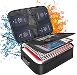 Feuerfeste Dokumentenbox Dokumententasche Büro Organizer Dokumenten Safe Tasche...