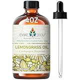 EVOKE OCCU Zitronengras ätherisches Öl 118ml, reines Zitronengrasöl für Diffusor Haut...
