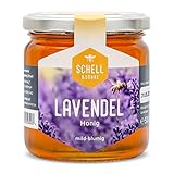 SCHELL & SÖHNE Französischer Lavendelhonig 500g - Imkerei - flüssiger Honig aus der...