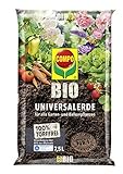 COMPO BIO Universal-Erde für Zimmerpflanzen, Ideal auch als Gemüseerde, für Obst und...