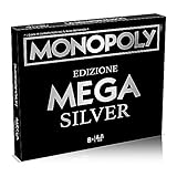 Winning Moves Monopoly Mega Silver – Brettspiele für Erwachsene, Brettspiele für...