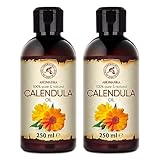 Ringelblumenöl 2x250ml - Calendula Öl - Calendula Officinalis - Calendula-Öl-Set - Rein...