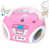 KLIM Candy Kids CD Player für Kinder - NEU 2024 - UKW-Radio - Inklusive...