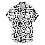 Hawaii Hemd Männer Baumwolle Gelb Sommer Beach Regular Basic Kurzarm Herren Leichte...