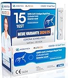 15x Corona Schnelltest Neue Variante 2024 Test Covid-19 Selbsttest Nasales...