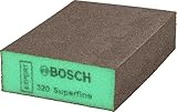 Bosch 1x EXPERT S471 Standard Schleifschwämme (für Farbe auf Holz, Weichholz, Ø 69 x 97...