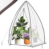 Sekey Winterschutz Gewächshaus 180×160×160 cm – Winterfestes Pflanzenhaus mit...