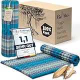 livasia Rollmatte Rollmatratze L breit bequem - 200x110x4,5cm - Gästebett Gästematratze...