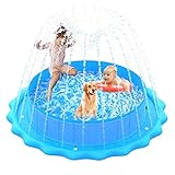 Haustier-Schwimmbad für große Hunde, 2-in-1 Fansitc Faltbarer Hundepool mit...