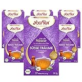 Yogi Tea - Für die Sinne, Süße Träume, Ayurvedischer Bio-Kräutertee mit ätherischen...