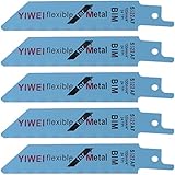 5 Stück S522AF 100 Mm 4 Zoll BIM Reziprok Säbel Set Flexibel Für Metall Reziprok Säbel...