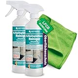 HOTREGA Arbeitsplatten Reiniger Naturstein & Quarz Komposit 1000 ml | Effektive Öl- &...