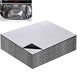 WPPQWP Dämmmatte Auto, 10pcs 40x25cm Schallschutzmatte, Isoliermatte...