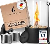 Flammenbrise® Tischkamin | Tischfeuer für Indoor und Outdoor | Ethanol Kamin...