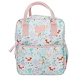 Depesche 12572 Princess Mimi Wild Forest - Rucksack in Grün und Rosa mit...