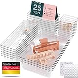 uandu Schubladen Organizer, 25er Set, Schreibtisch Organizer, Küchen Organizer, Organizer...
