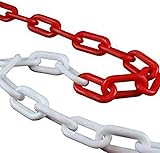 Marwotec Verbindungselemente Absperrkette 10m Rot/Weiß 6mm Stärke...