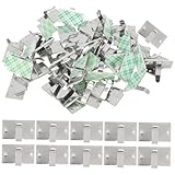 Didiseaon 50 Stück Selbstklebende Metall kabelhalter Kompakte Kabelclips für...