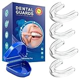 Frutilexia 4 Stück Knirscherschiene für Nacht, Zahnschiene Knirschen, 2 Größen,...