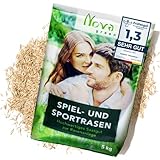 5kg Premium Rasensamen schnellkeimend Herbst 200m² - dürreresistent, robust,...