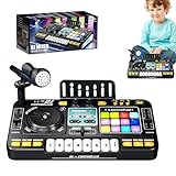 Musikmixer elektrisches Spielzeug | Leichte Klavier - | DJ -Decks für Baby mit Mikrofon |...
