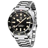 BENYAR 5179 Herren Automatik Mechanische Uhr Drehbar Aluminium Lünette...