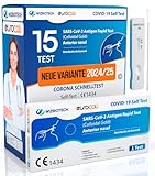15x Corona Schnelltest Neue Variante 2025 Test Covid-19 Selbsttest Nasales...