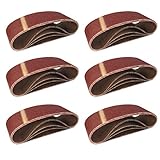 Gewebe-Schleifbänder │ 25 Stück │ 75 x 457 mm │ je 5 x Korn 40/60/80/120/180 │...
