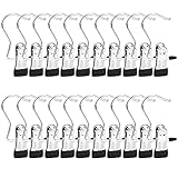 Wäsche Haken Boot Clips, 20 Pack Schrank Veranstalter Kleiderbügel Clip...