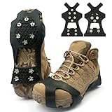 2 Stück Steigeisen für Wanderschuhe,Bergschuhe auf Winter,Schuhkrallen...