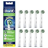 Oral-B CrossAction Aufsteckbürsten für elektrische Zahnbürste, 10 Stück,...