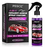 REBODUM Ceramic Car Coating Spray, Auto Wachs 4 in 1 High Protection Quick...