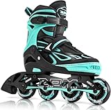 2PM SPORTS Verstellbar Inliner für Kinder Mädchen Jungen, Inline Skates...