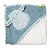 Fehn Badetuch Baby Drache - Badehandtuch Kinder Poncho aus Frottee - Handtuch mit süßem...