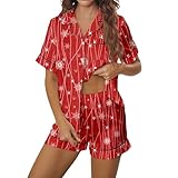 Schlafanzug Herren Lang Lustig Damen Schlafhose Pijamas Loungewear Set Winterbekleidung...