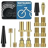 WATSABRO Fahrradventil Adapter Set,kompletter Fahrrad Adapter Französisch...