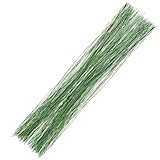 POPOYU 100 Stück Blumendraht,0.5mmx40M Basteldraht Gauge Draht Bindedraht Set Dünn Draht...