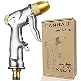 FANHAO Garten Handbrause, 100% Metall Hochdruck...