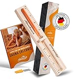 ALPENHAUCH Sauna Sanduhr 15 Minuten aus 100% Naturholz - Edle Saunauhr mit ultra feinem...